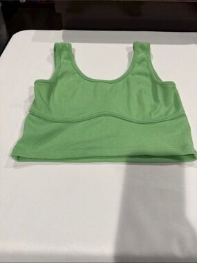 Signature8 Light Green Ribbed Sports Bralette